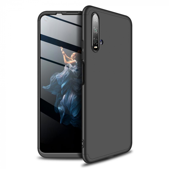 Husa GKK 360 + folie protectie pentru Xiaomi Redmi 9T, Negru [5]