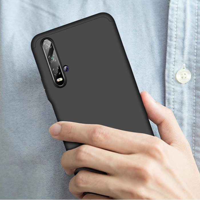 Husa GKK 360 + folie protectie pentru Xiaomi Redmi 9T, Negru [6]