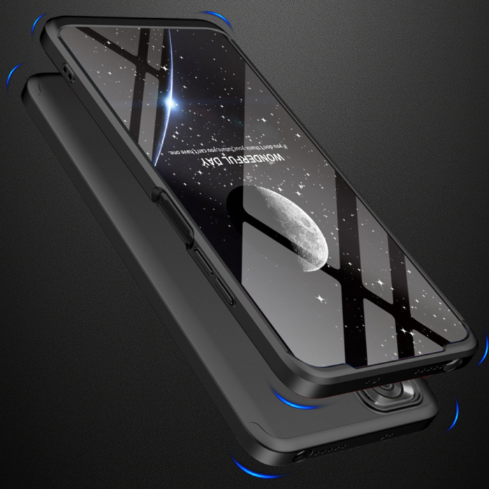 Husa GKK 360 + folie protectie pentru Xiaomi Redmi Note 11 / 11S, Negru [5]