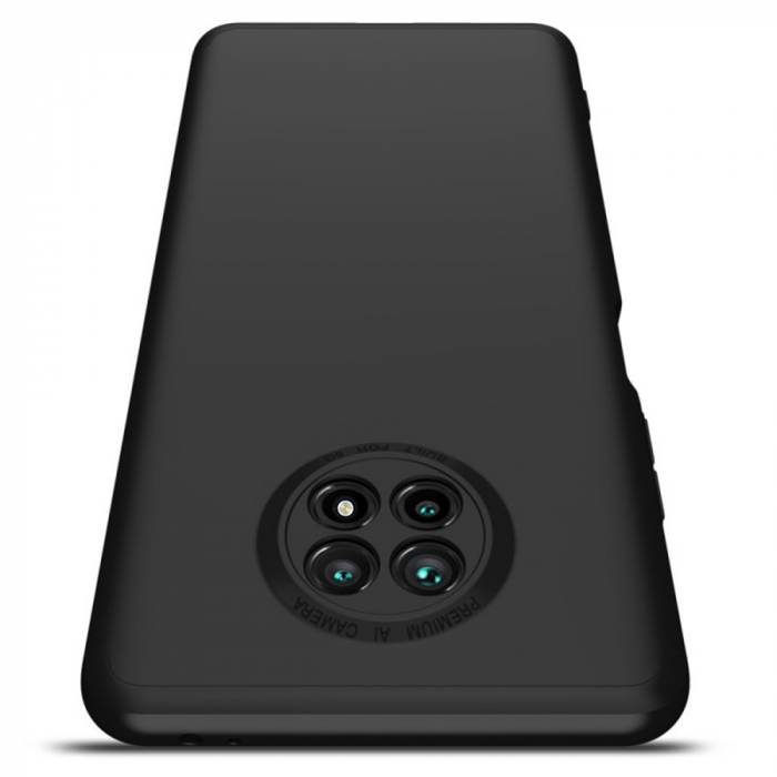 Husa GKK 360 + folie protectie pentru Xiaomi Redmi Note 9T, Negru [3]