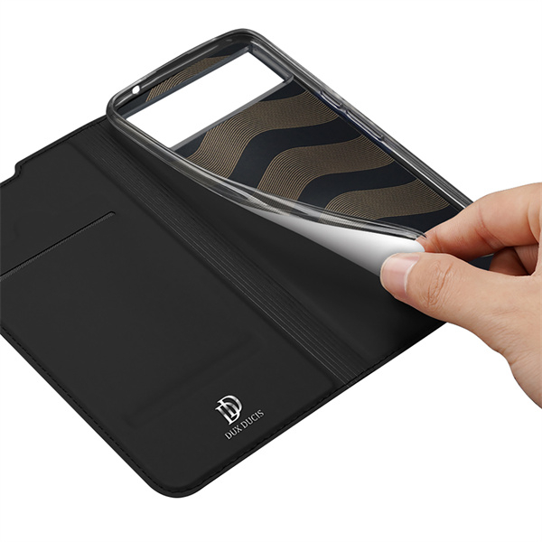 Husa Google Pixel 6, Dux Ducis Skin Pro Flip Book, Negru [3]