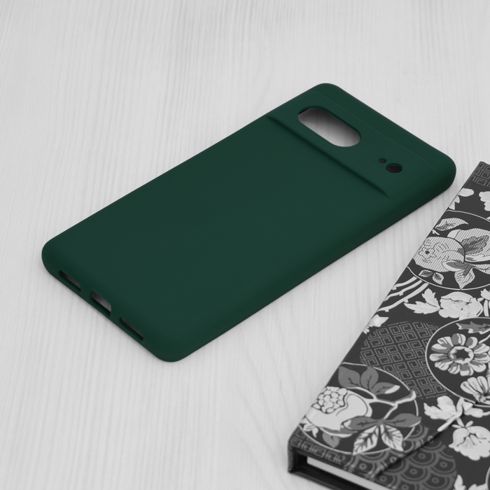 Husa Google Pixel 7, Soft Edge Silicone, Dark Green [3]