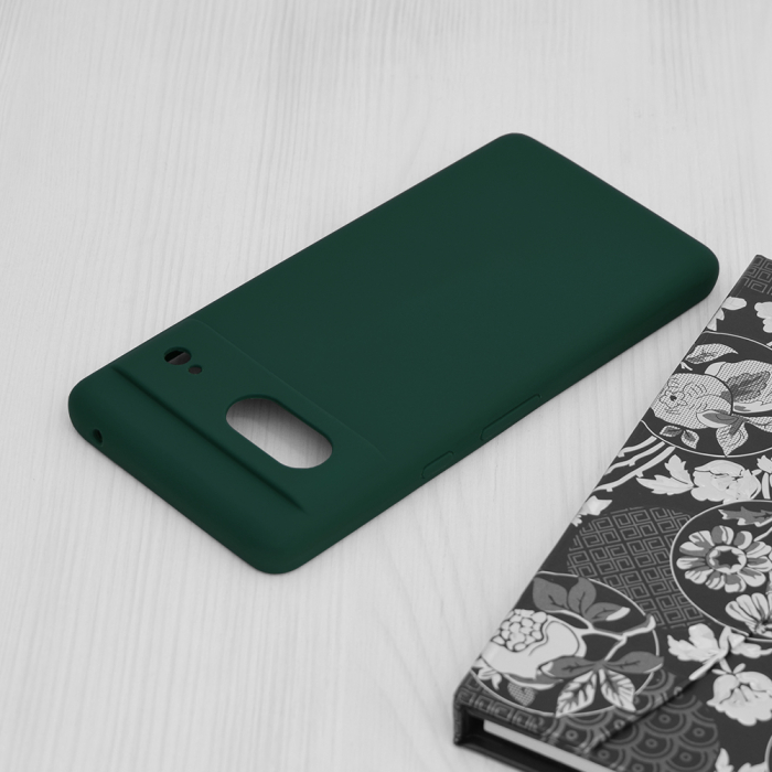 Husa Google Pixel 7, Soft Edge Silicone, Dark Green [4]
