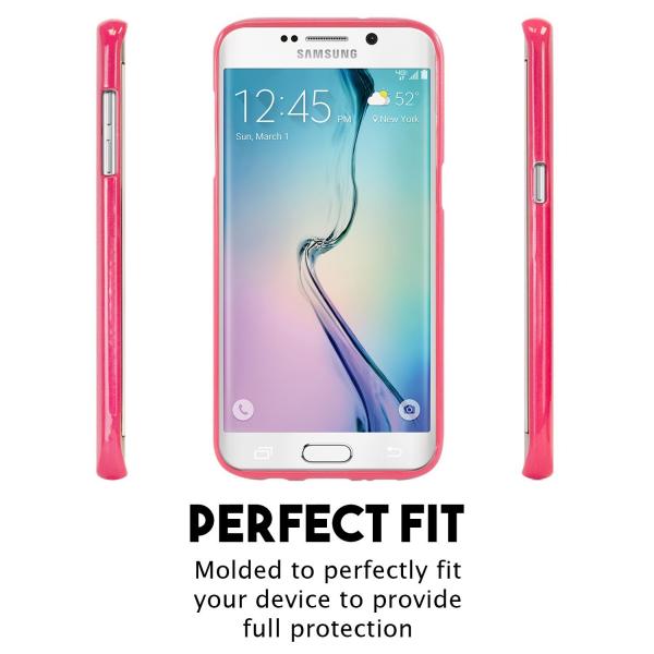 Husa Goospery Jelly Samsung Galaxy S6 Edge, Hot Pink [3]