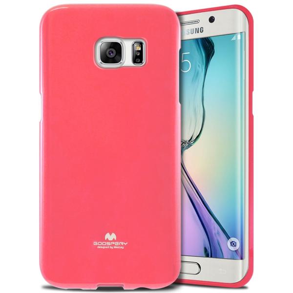 Husa Goospery Jelly Samsung Galaxy S6 Edge, Hot Pink [1]