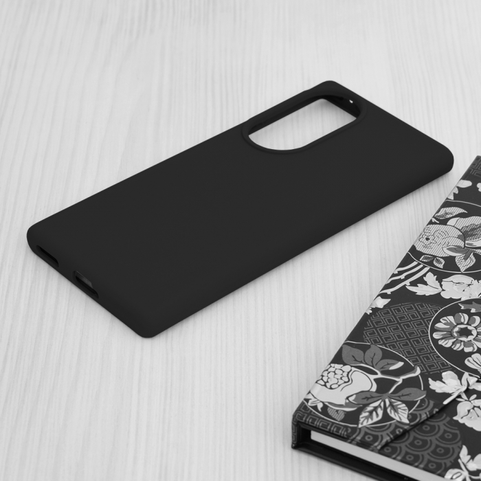 Husa Honor 70, Soft Edge Silicone, Negru [2]