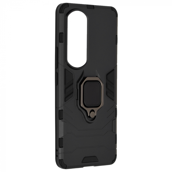 Husa Honor 90 Pro, Techsuit Shield Ring, Negru [6]