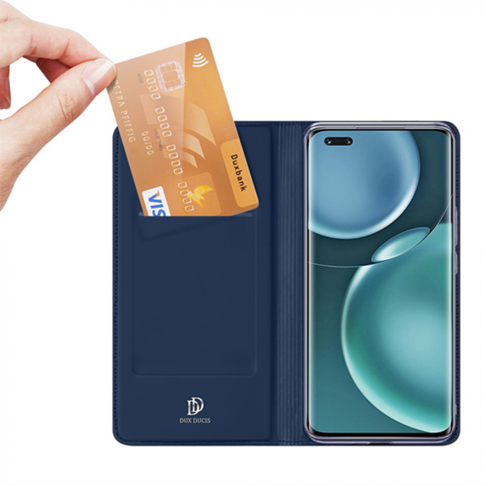 Husa Honor Magic 4 Pro, Dux Ducis Skin Pro Flip Book, Negru [3]