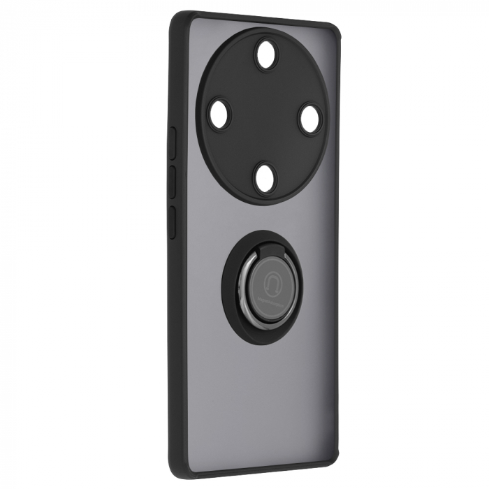 Husa Honor Magic 7 Lite cu inel suport stand magnetic, Negru [8]