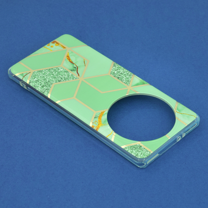 Husa Honor Magic 5 Lite, Techsuit Marble Series, Green Hex [6]