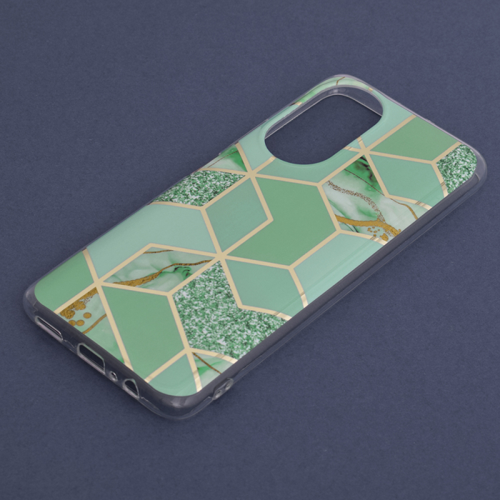 Husa Honor X7, Techsuit Marble Series, Green Hex [5]