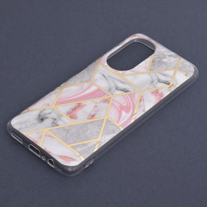 Husa Honor X7, Techsuit Marble Series, Pink Hex [5]