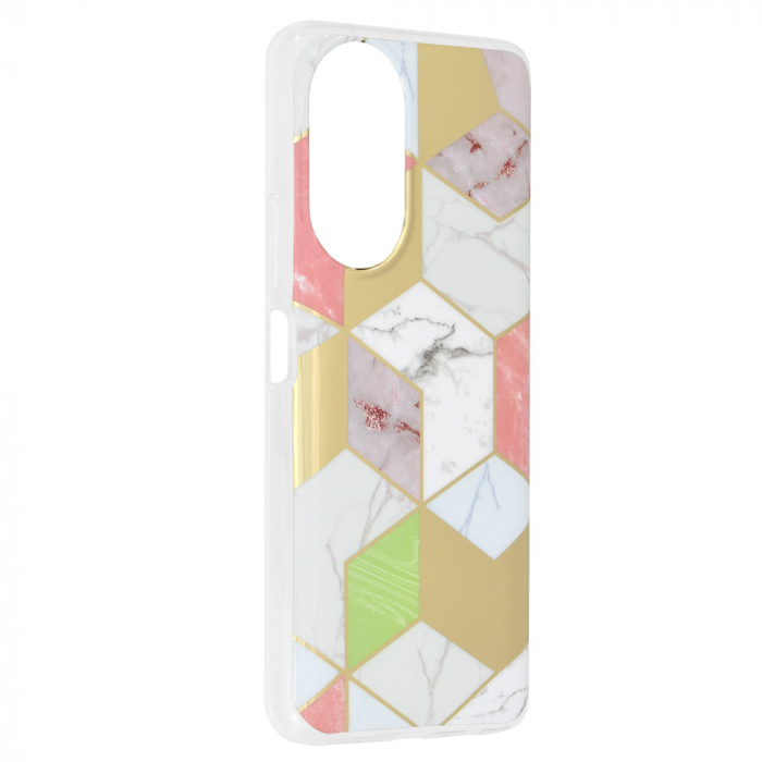 Husa Honor X7, Techsuit Marble Series, Purple Hex [2]