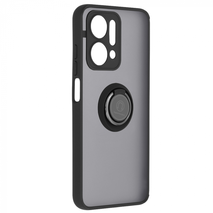Husa Honor X7a cu inel suport stand magnetic, Negru [9]