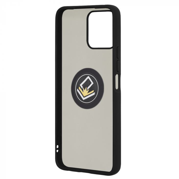Husa Honor X8 cu inel suport stand magnetic, Negru [3]