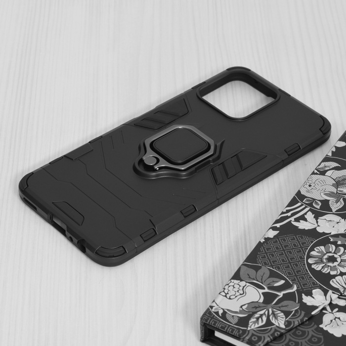 Husa Honor X8, Techsuit Shield Ring, Negru [4]