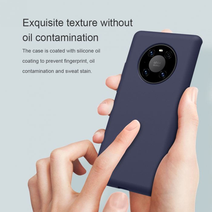 Husa Huawei Mate 40 Pro, Soft Edge Silicone, Plum Violet [4]