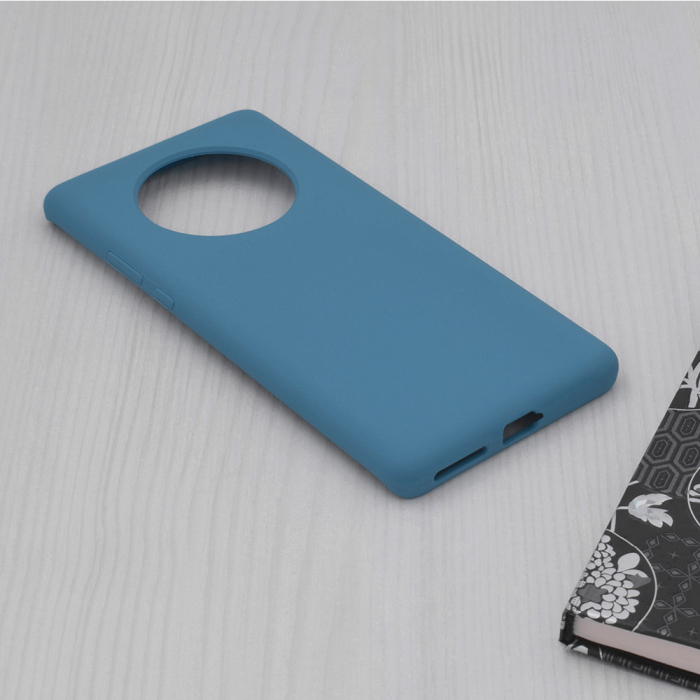 Husa Huawei Mate 50 Pro, Soft Edge Silicone, Denim Blue [4]