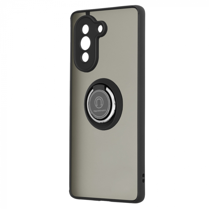 Husa Huawei Nova 10 cu inel suport stand magnetic, Negru [3]