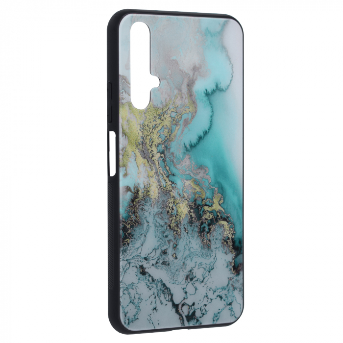 Husa Huawei Nova 5T, Glaze Series, Blue Ocean [2]