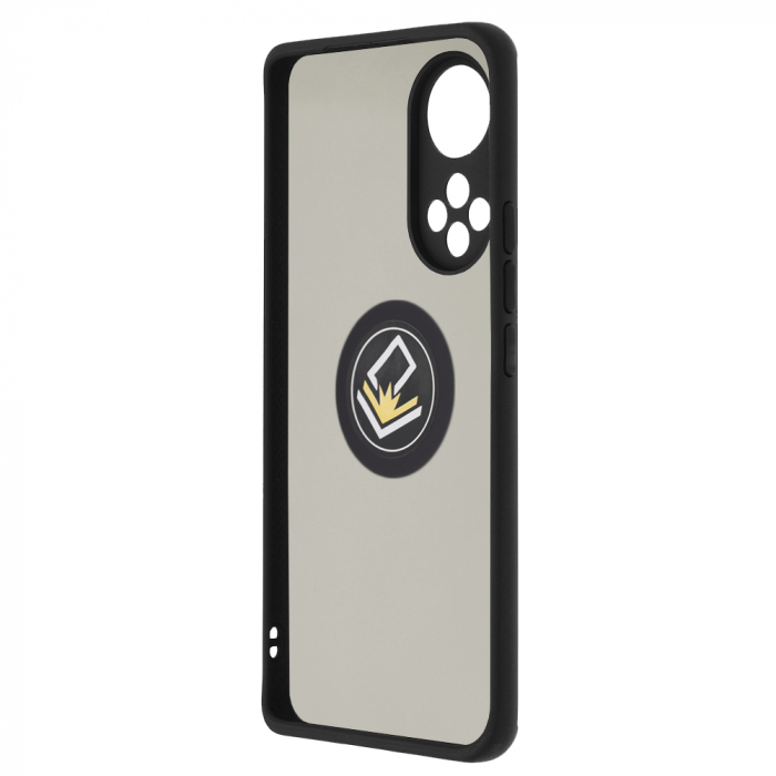 Husa Huawei Nova 9 / Honor 50 cu inel suport stand magnetic, Negru [3]