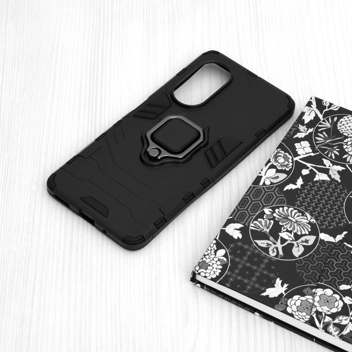 Husa Huawei Nova 9 SE, Techsuit Shield Ring, Negru [7]