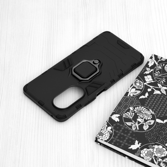 Husa Huawei Nova 9 SE, Techsuit Shield Ring, Negru [6]