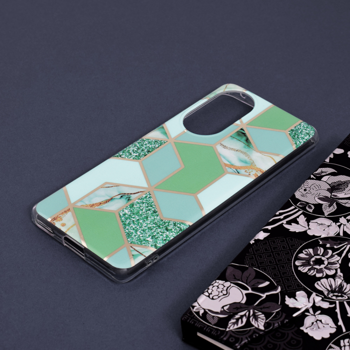 Husa Huawei Nova 9, Techsuit Marble Series, Green Hex [4]