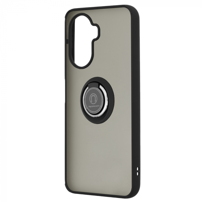 Husa Huawei Nova Y70 cu inel suport stand magnetic, Negru [9]