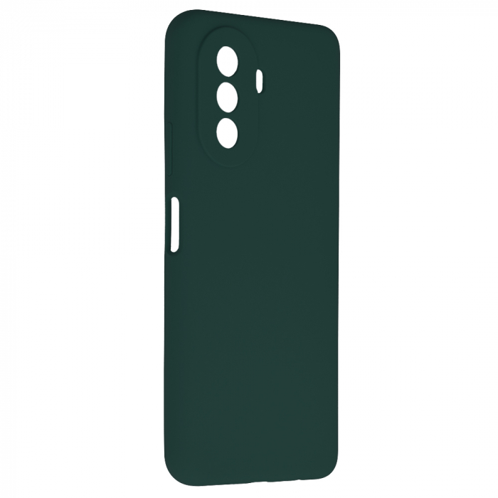 Husa Huawei Nova Y70, Soft Edge Silicone, Dark Green [2]