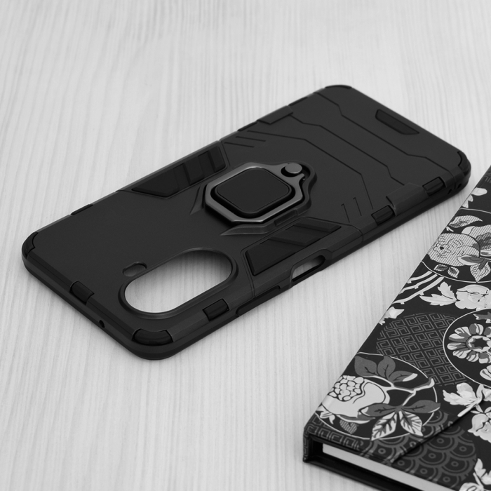 Husa Huawei Nova Y70, Techsuit Shield Ring, Negru [7]