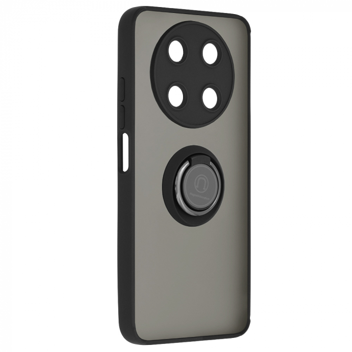 Husa Huawei Nova Y90 cu inel suport stand magnetic, Negru [7]