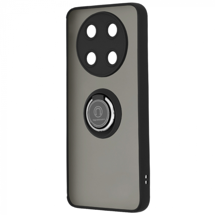 Husa Huawei Nova Y90 cu inel suport stand magnetic, Negru [8]