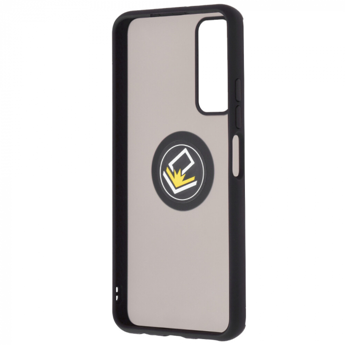 Husa Huawei P Smart (2021) cu inel suport stand magnetic, Negru [5]