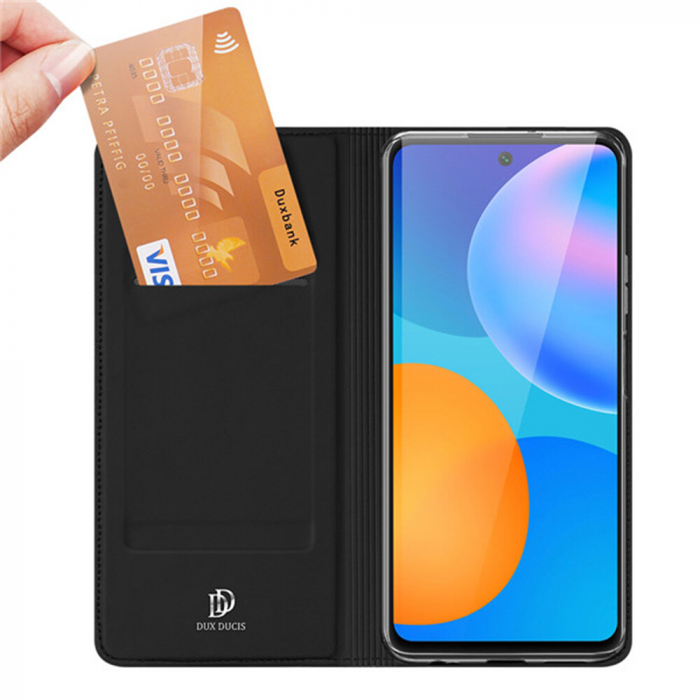 Husa Huawei P Smart (2021), Dux Ducis Skin Pro Flip Book, Negru [2]