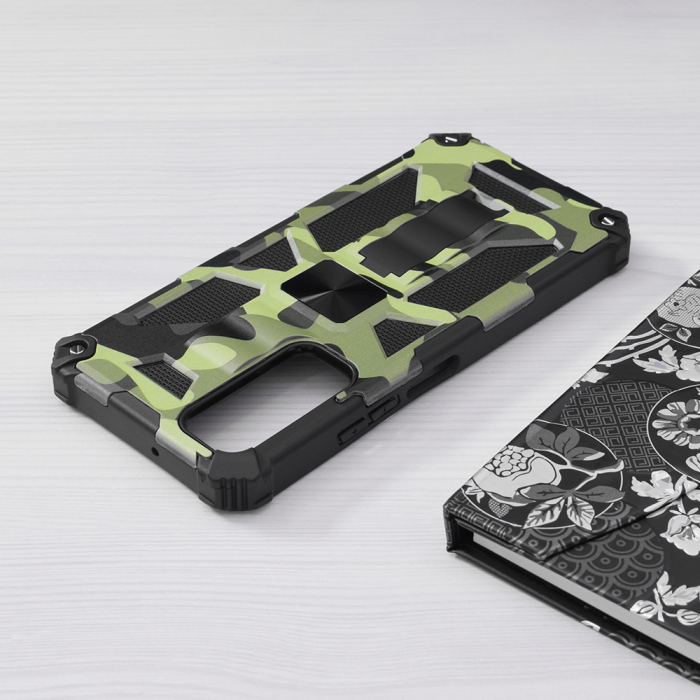 Husa Huawei P Smart (2021), Techsuit Blazor, Camo Lime [5]