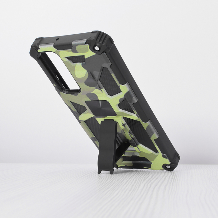 Husa Huawei P Smart (2021), Techsuit Blazor, Camo Lime [3]