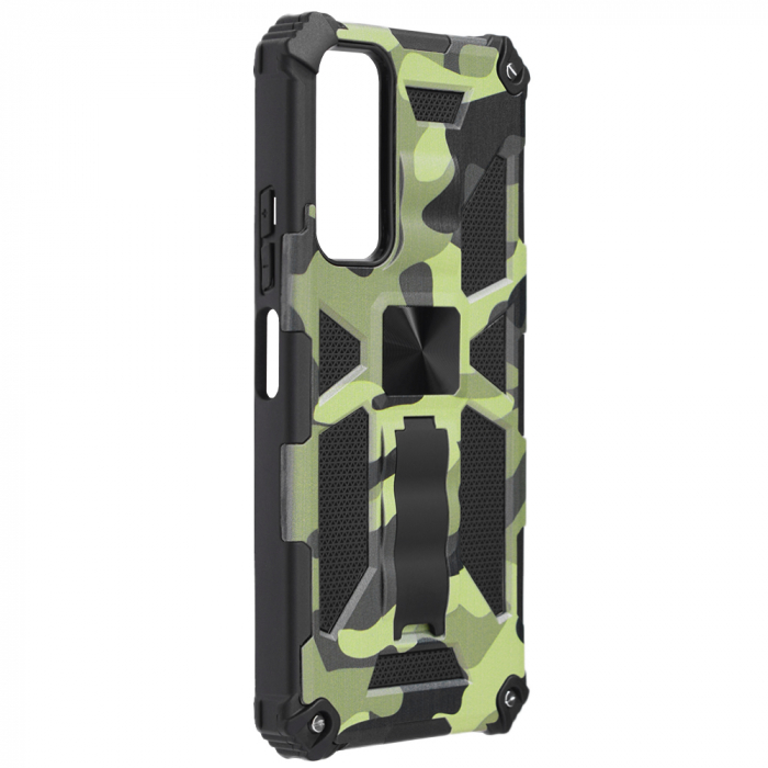 Husa Huawei P Smart (2021), Techsuit Blazor, Camo Lime [6]