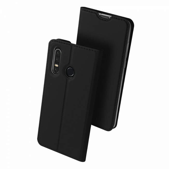 Husa Huawei P30 Lite, Dux Ducis Skin Pro Flip Book, Negru [4]