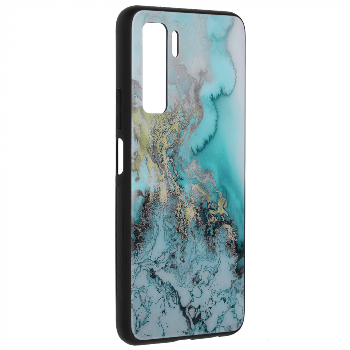 Husa Huawei P40 Lite 5G, Glaze Series, Blue Ocean [4]