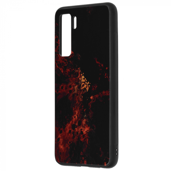 Husa Huawei P40 Lite 5G, Glaze Series, Red Nebula [2]