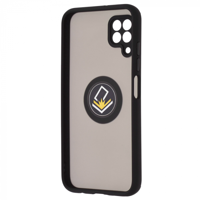 Husa Huawei P40 Lite cu inel suport stand magnetic, Negru [4]