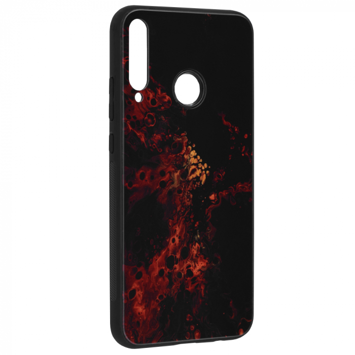 Husa Huawei P40 Lite E, Glaze Series, Red Nebula [2]