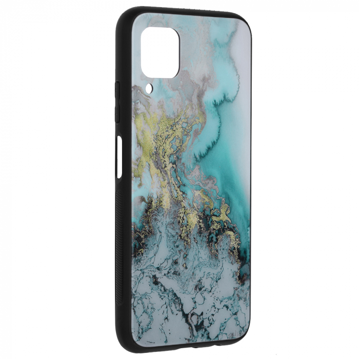 Husa Huawei P40 Lite, Glaze Series, Blue Ocean [4]