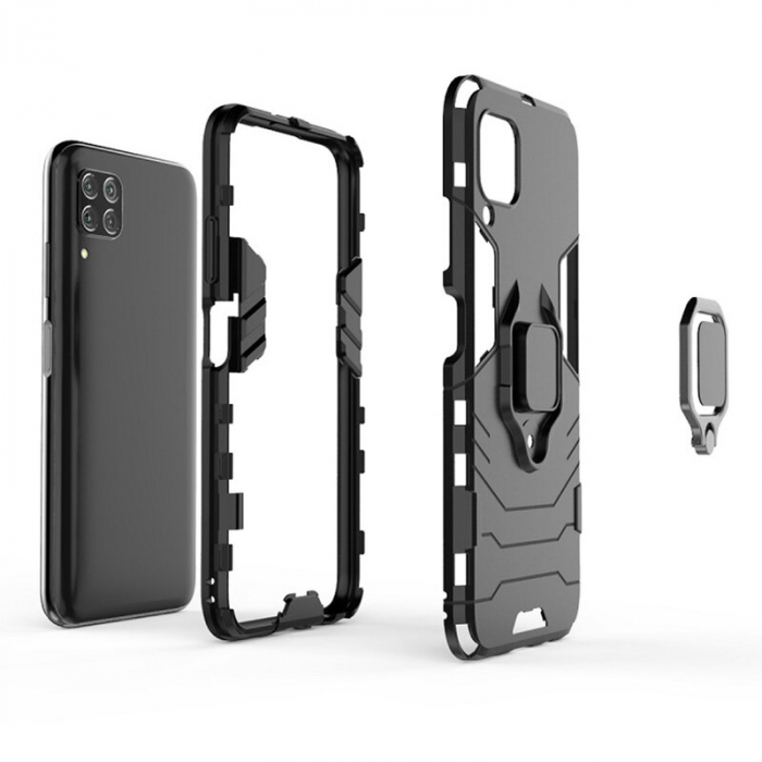 Husa Huawei P40 Lite, Techsuit Shield Ring, Negru [6]