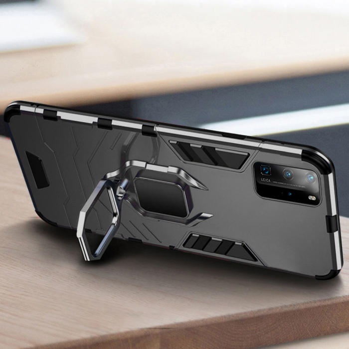 Husa Huawei P40 Pro, Techsuit Shield Ring, Negru [8]