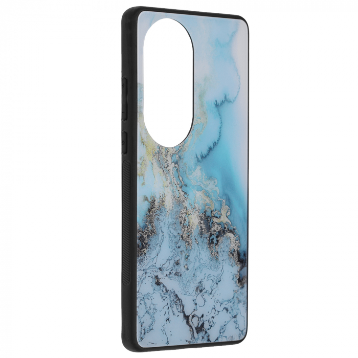 Husa Huawei P50 Pro, Glaze Series, Blue Ocean [3]