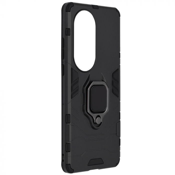 Husa Huawei P50 Pro, Techsuit Shield Ring, Negru [6]