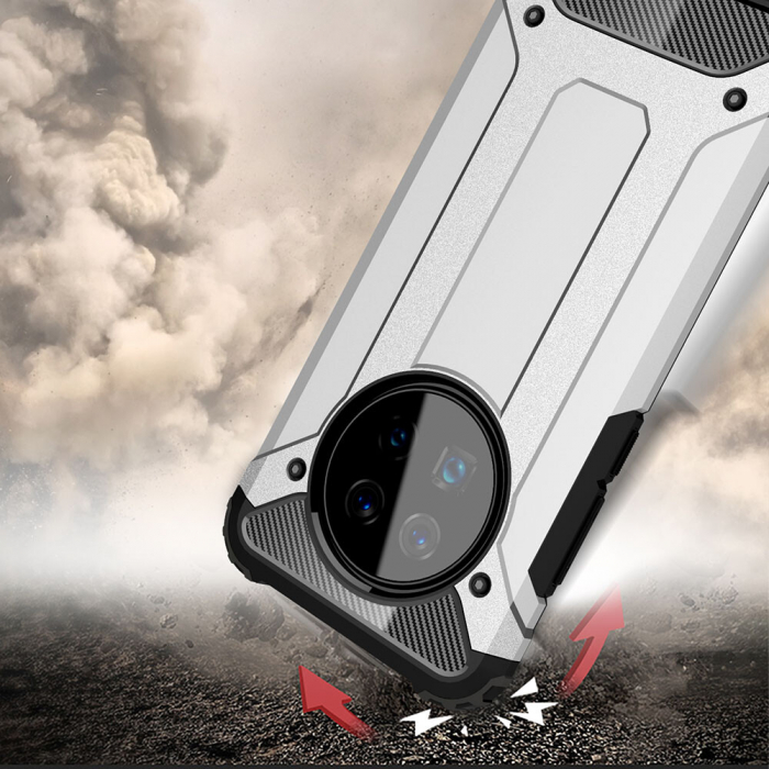 Husa Hybrid Armor pentru Huawei Mate 40 Pro, Negru [3]