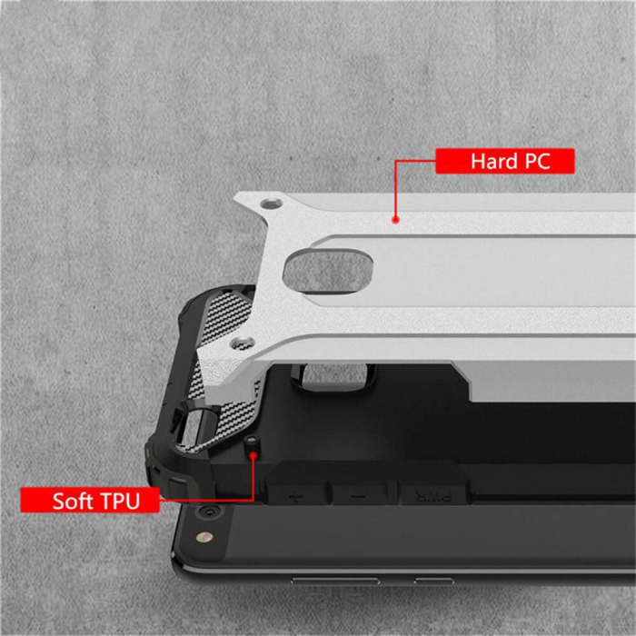Husa Hybrid Armor pentru Huawei P10 Lite, Negru [3]